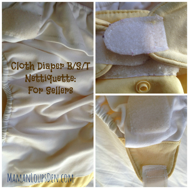 Cloth Diaper BST Netiquette for Sellers - Maman Loup's Den