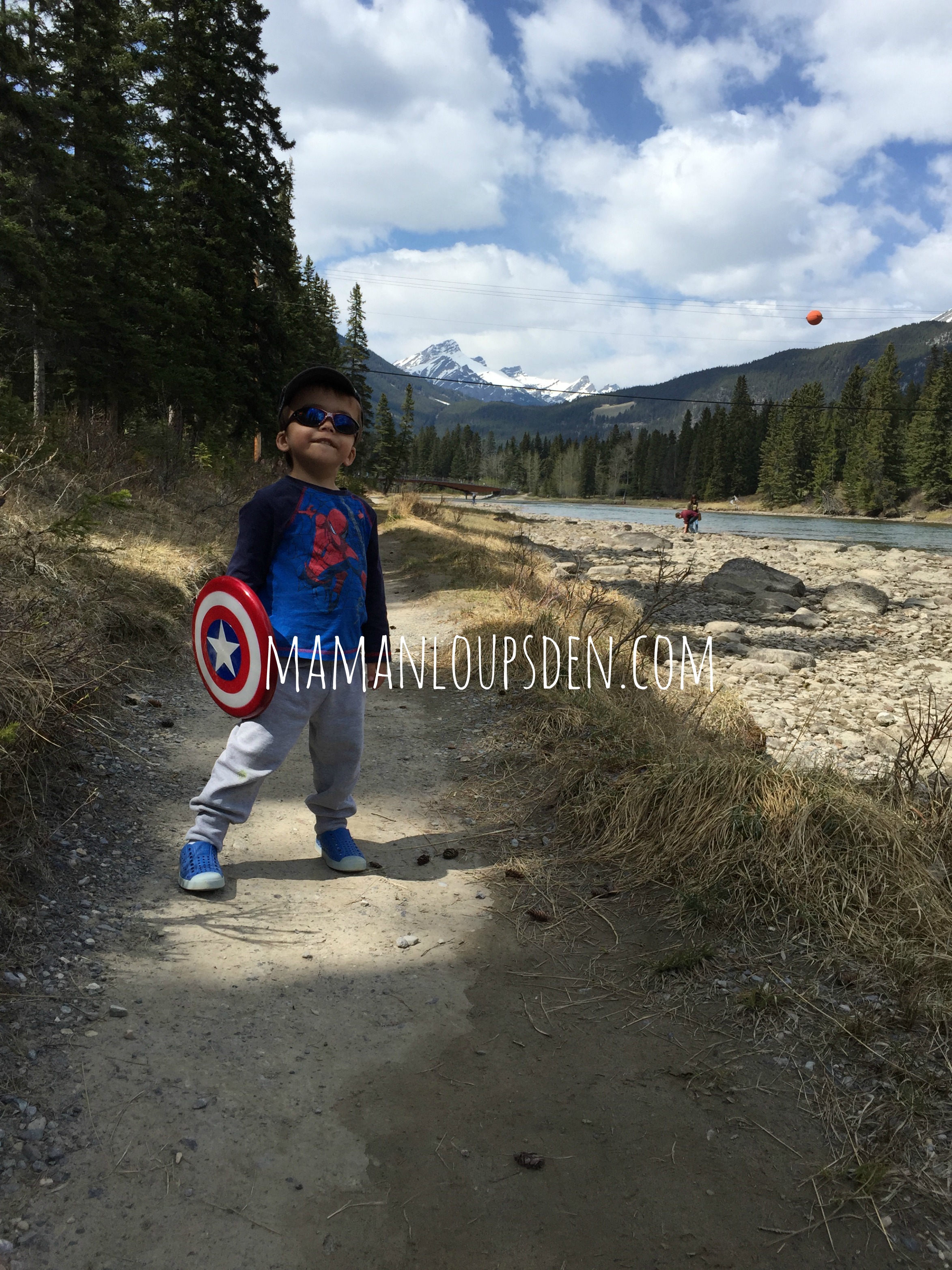 Captain America in Banff