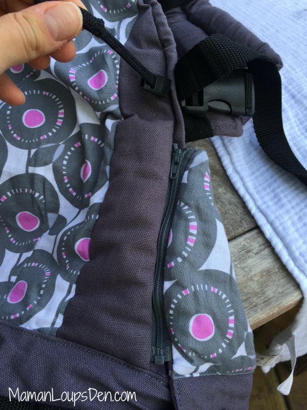 Liliputi Baby Carrier Review ~ Maman Loup's Den ~ Side adjustments