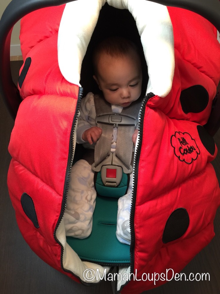 Petit Coulou Car Seat Cover Review ~ Maman Loup's Den