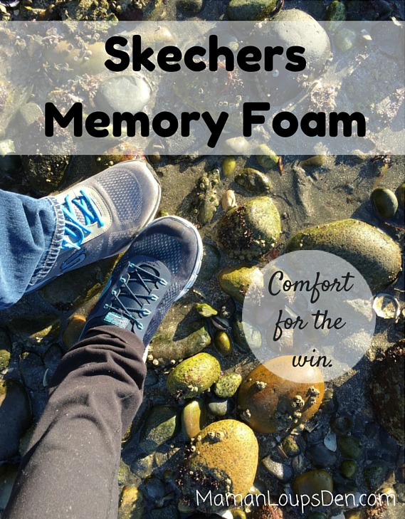 Skechers Memory Foam for the Win - Maman Loup's Den