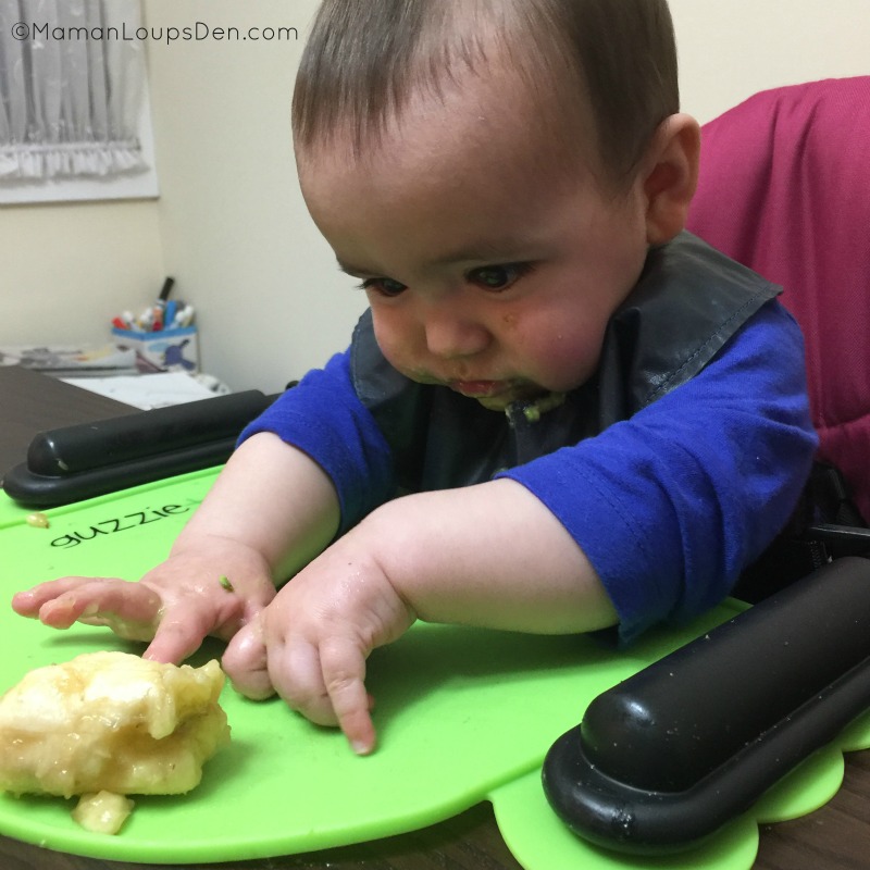 Baby-led weaning in the Guzzie + Guss Perch