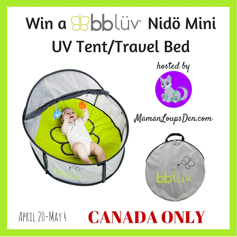 Win a Nidö Mini UV Tent-Travel Bed