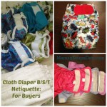 Cloth Diaper B/S/T Netiquette: For Buyers