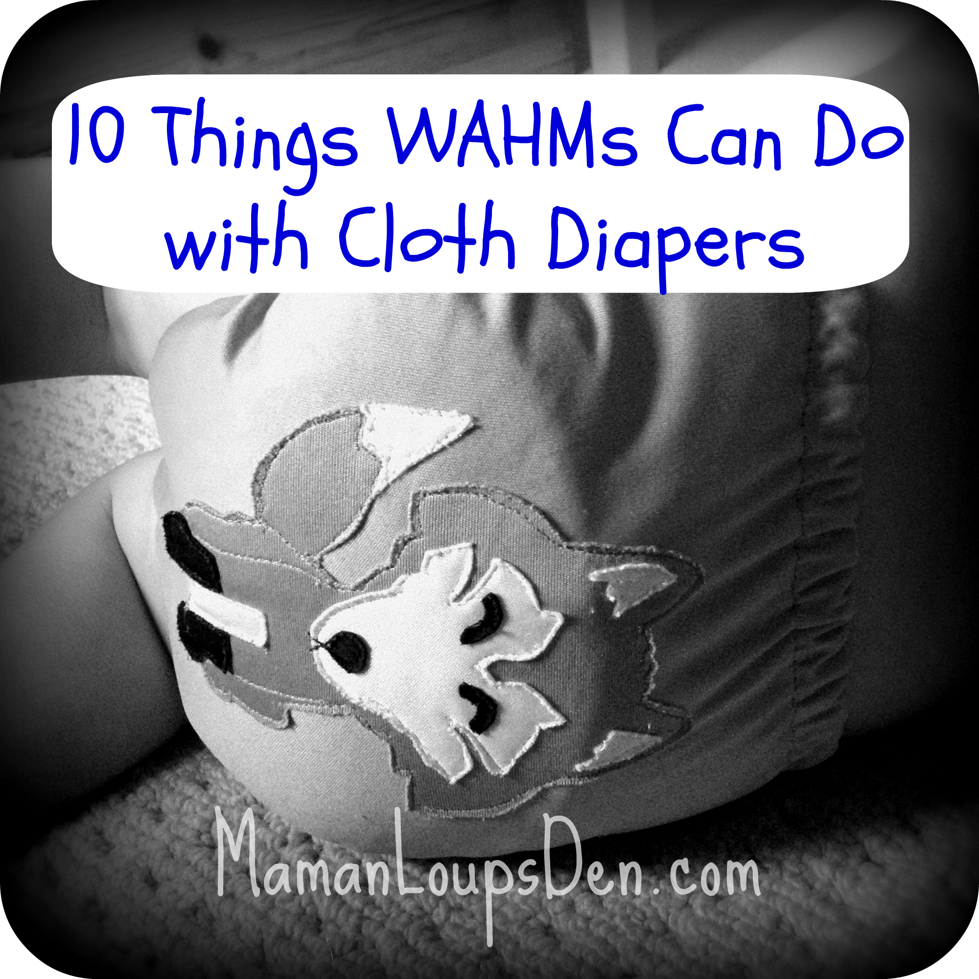 10 Things WAHMs Can Do with Cloth Diapers