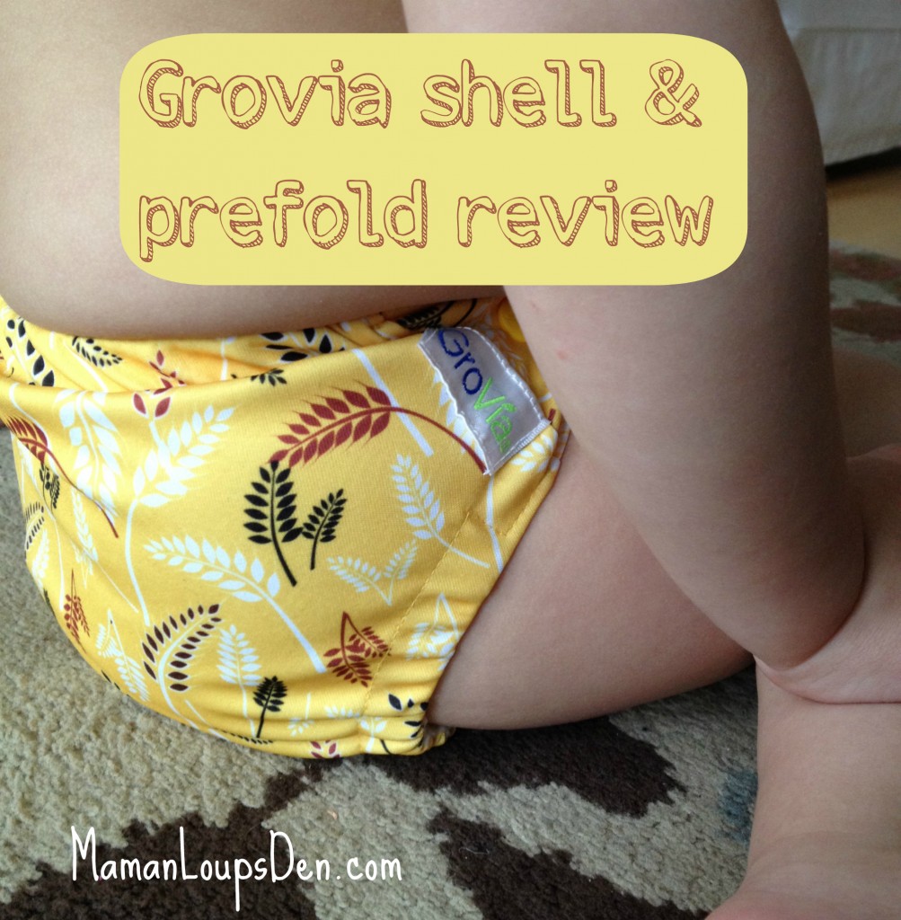 GroVia Shell and Prefold Review - Maman Loup's Den