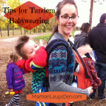 Tips for Tandem Babywearing