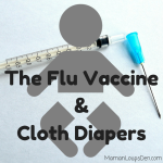 The Flu Vaccine and Cloth Diapers: No Need To Worry!