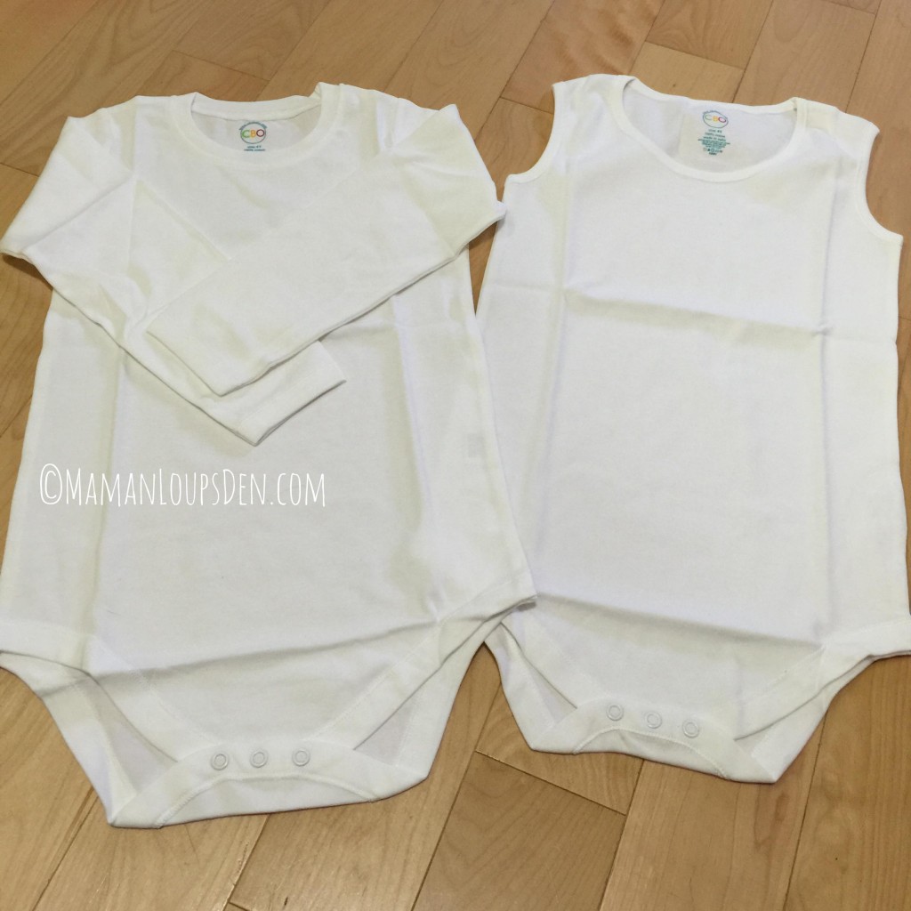 Cotton Baby Onesies: Sizes 2T to 6T!