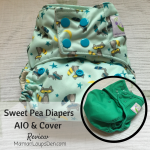 Sweet Pea Cloth Diapers One-Size All-in-One and Diaper Cover Review