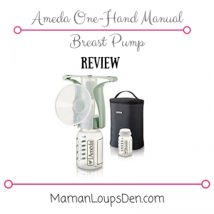Ameda One-Handed Manual Breast Pump Review ~ Maman Loup's Den