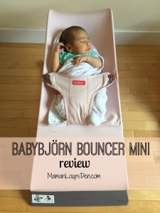 BabyBjorn Bouncer Mini Review ~ Maman Loup's Den