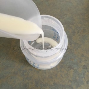 Milkies Milk Saver Review - Maman Loup's Den ~ Pouring out the milk