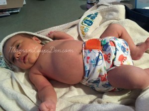 One-Size Tots on a Newborn