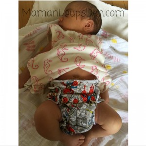Harp Diapers Newborn Fitted Review ~ Maman Loup's Den