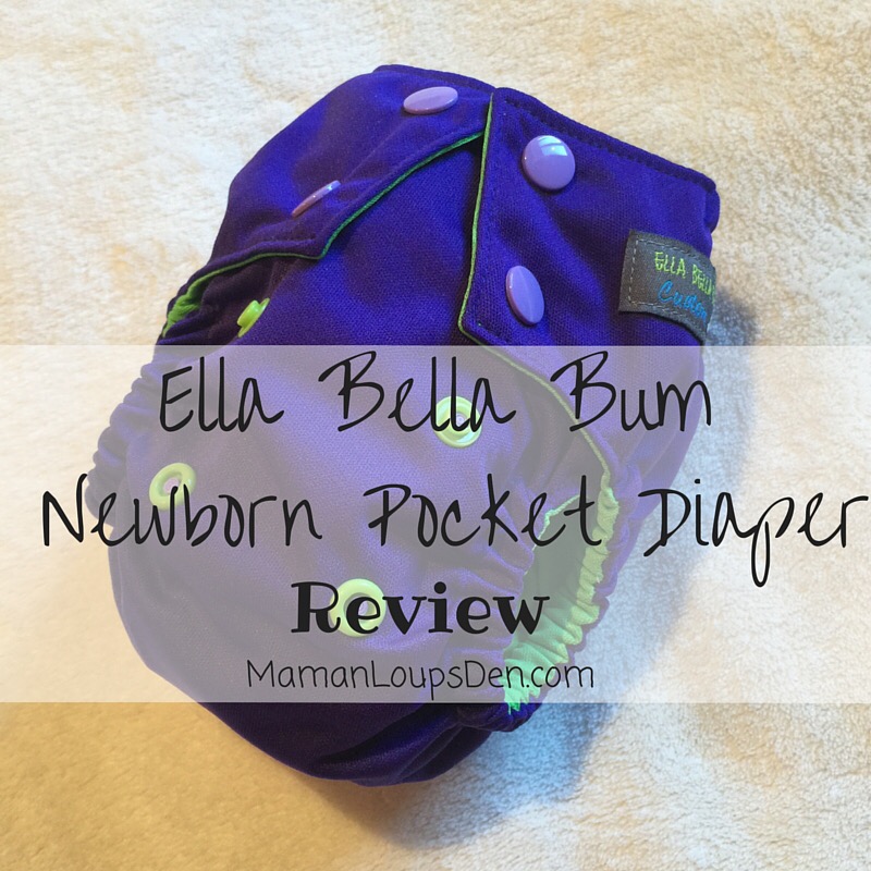 Ella Bella Bum Newborn Pocket Diaper Review