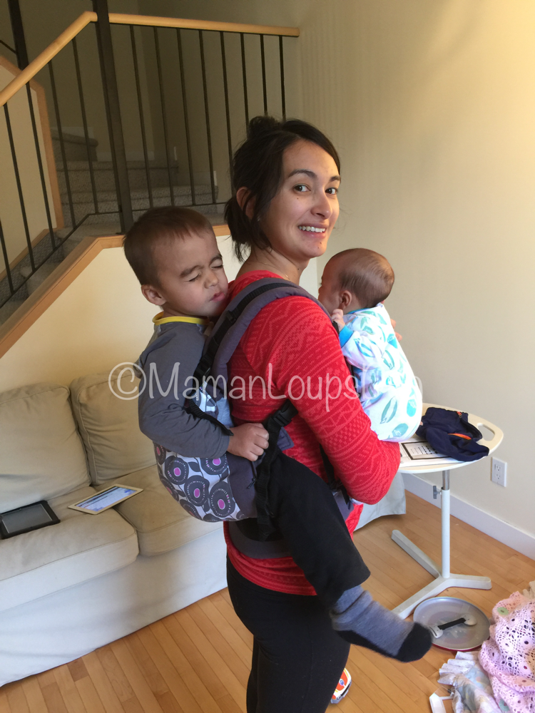 Liliputi Baby Carrier Review ~ Maman Loup's Den ~ Toddler Carry side view