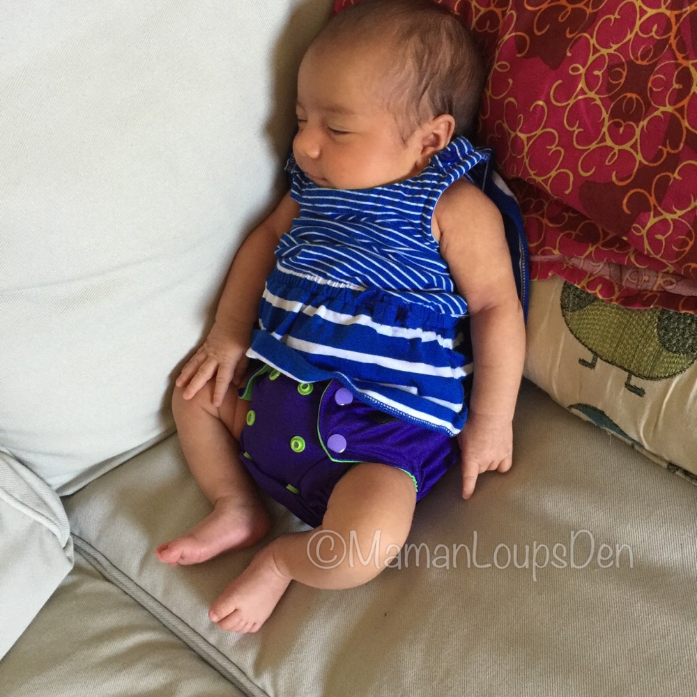 Ella Bella Bum Newborn Pocket Diaper Review ~ Maman Loup's Den