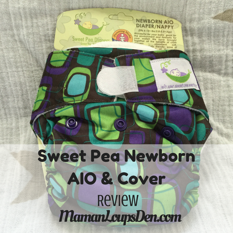 Sweet Pea Newborn AIO Review ~ Maman Loup's Den