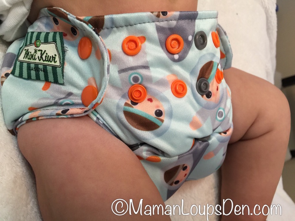 Bummis Mini Kiwi Pocket Diaper Review ~ Maman Loup's Den