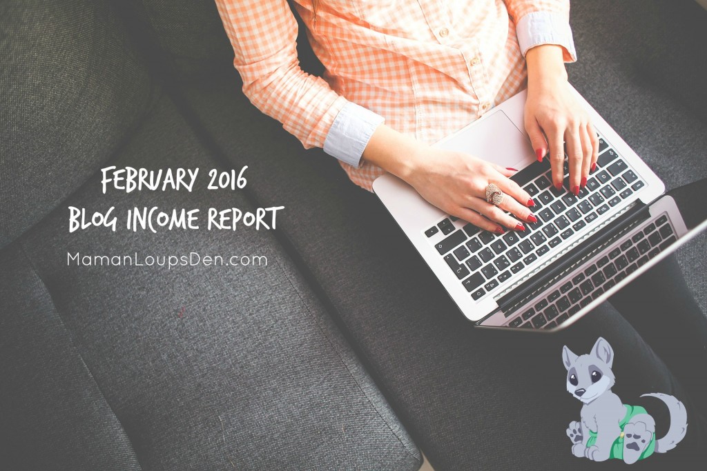 February 2016 Blog Income Report