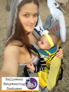 Halloween Babywearing Costume Idea: Baby bee