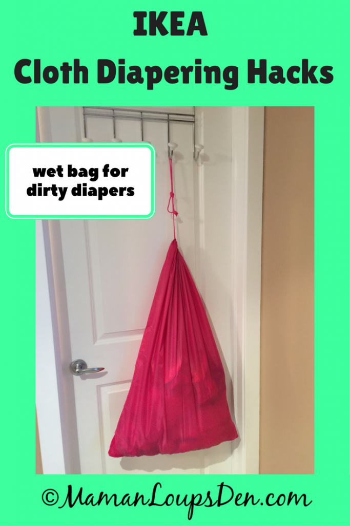 Ikea Cloth Diapering Hacks: Use items found at Ikea to save even more money cloth diapering! 
