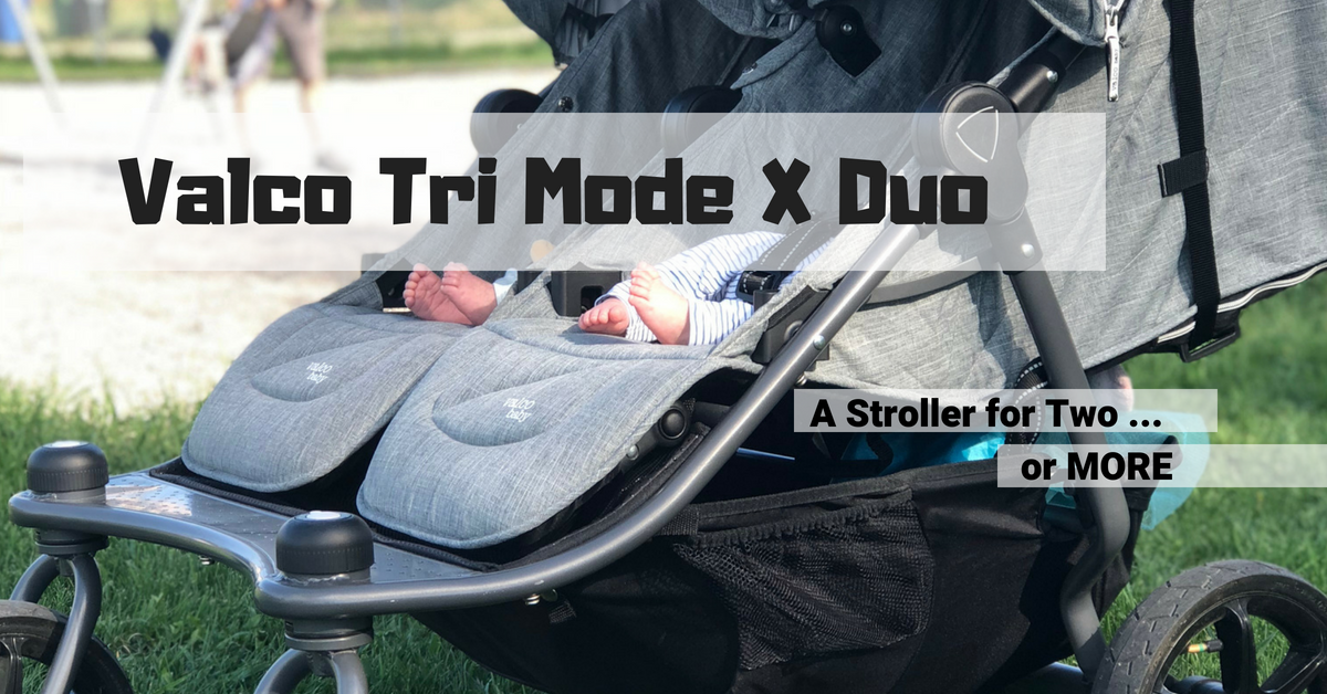 Valco Baby Tri Mode X Duo Stroller Review: Room for two … or more!