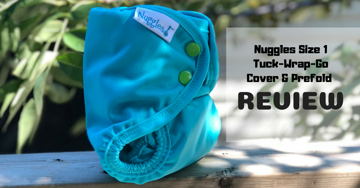 Nuggles Size 1 Tuck-Wrap-Go Cover & Prefold Review