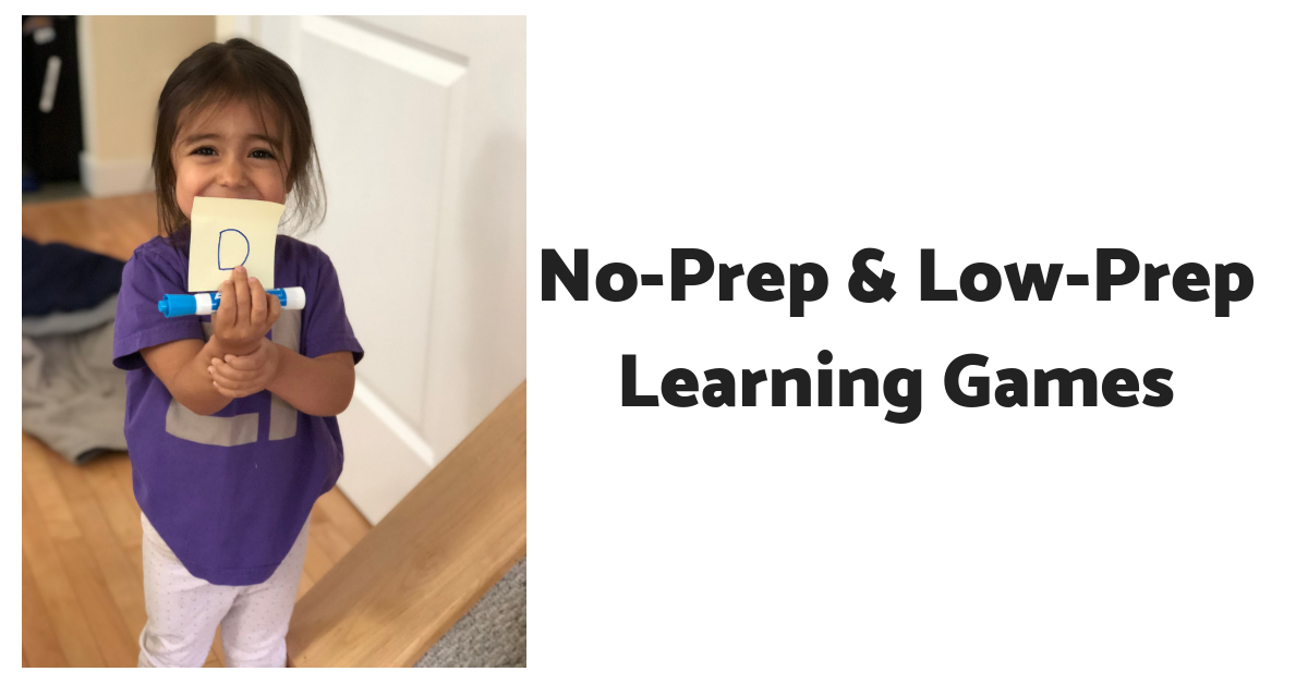 Teaching Through Play: No-Prep & Low-Prep Learning Games