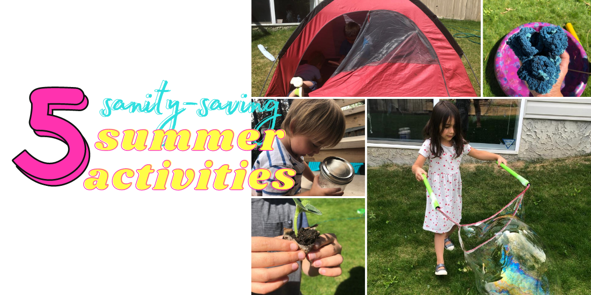 5 Summer Sanity-Saving Activities for Kids and Parents