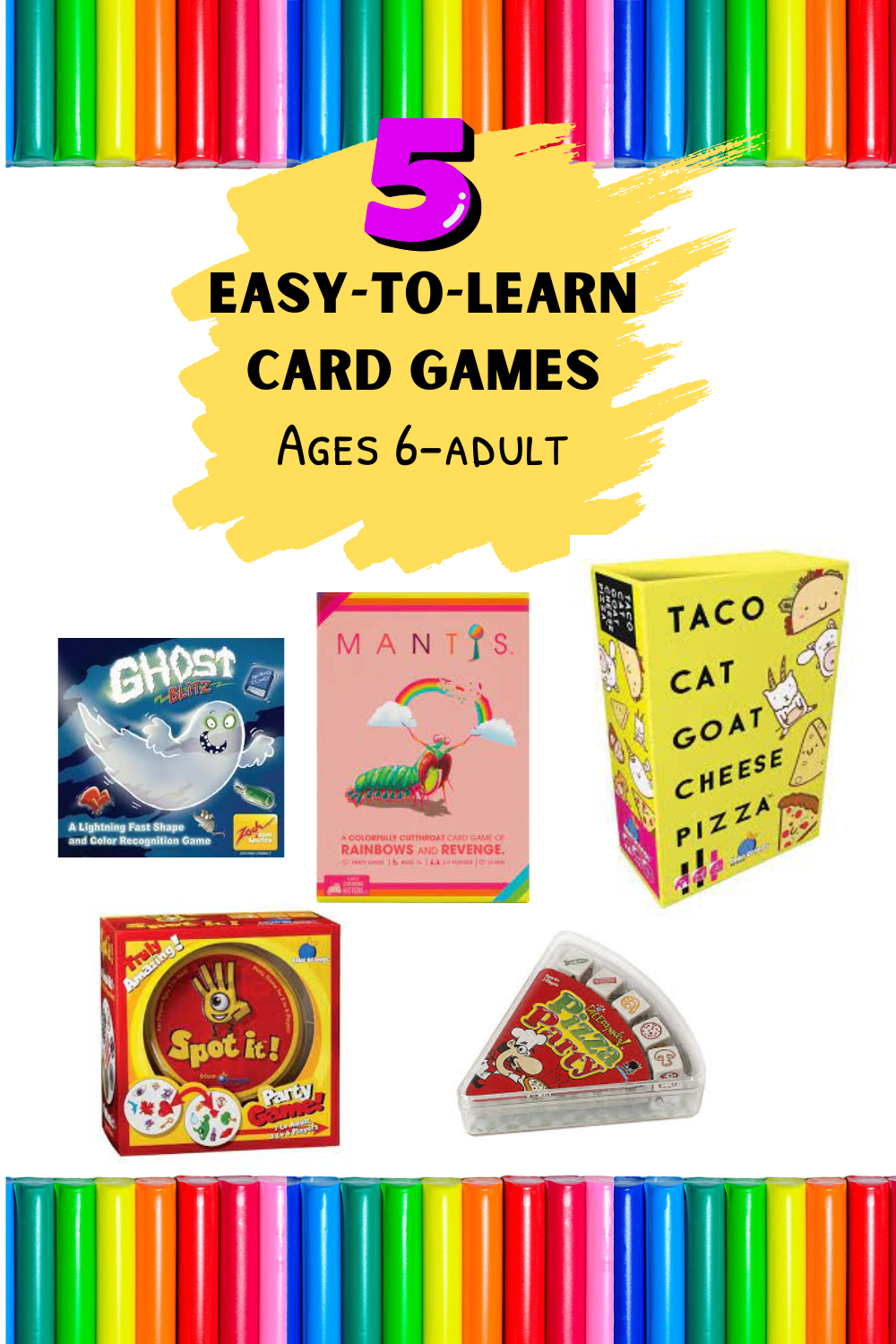5 Easy Card Games for Kids and Adults